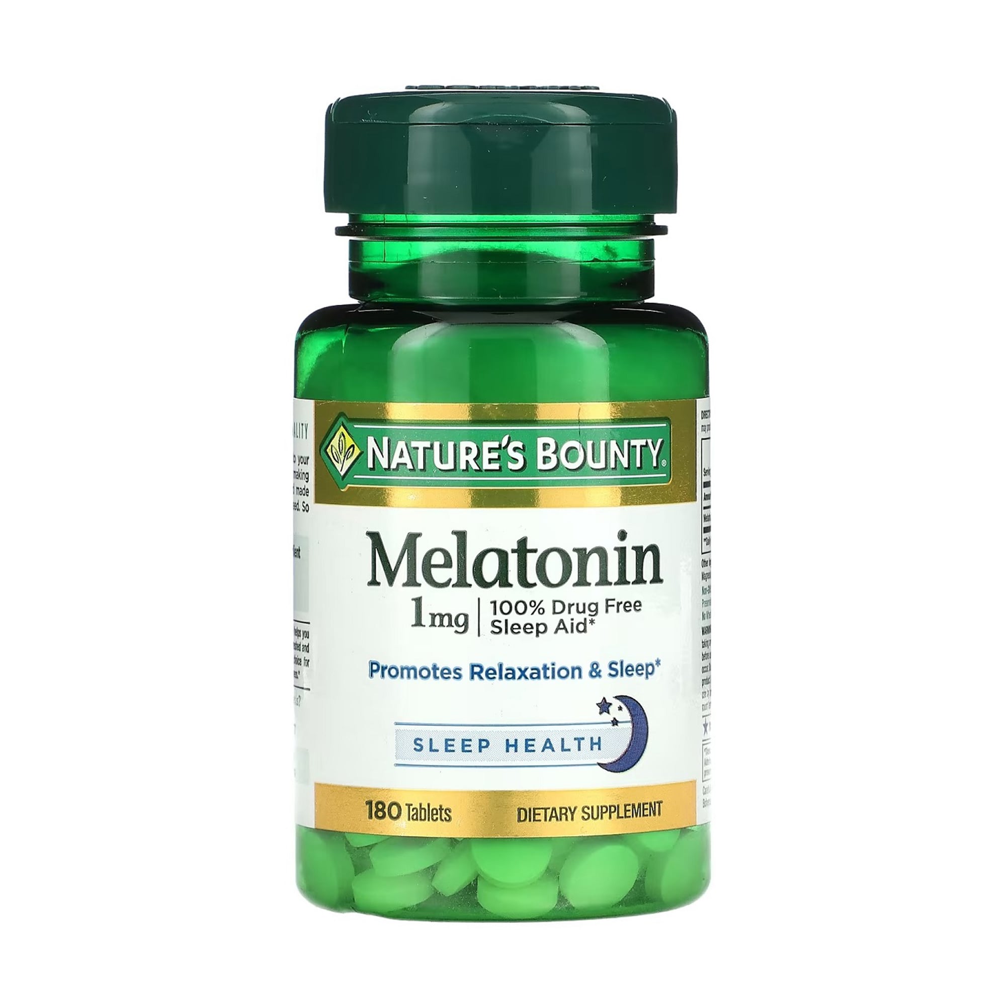 Мелатонін Nature's Bounty Melatonin 1 мг, 180 таблеток
