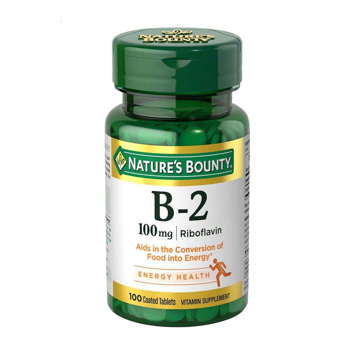 Вітамін B-2 Nature's Bounty Vitamin B-2 Riboflavin 100 мг, 100 таблеток